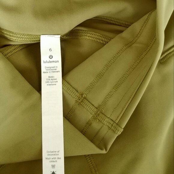 Lululemon Fine Force High-Rise Tight 28" in Bronze Green size 6 - Picture 7 of 11